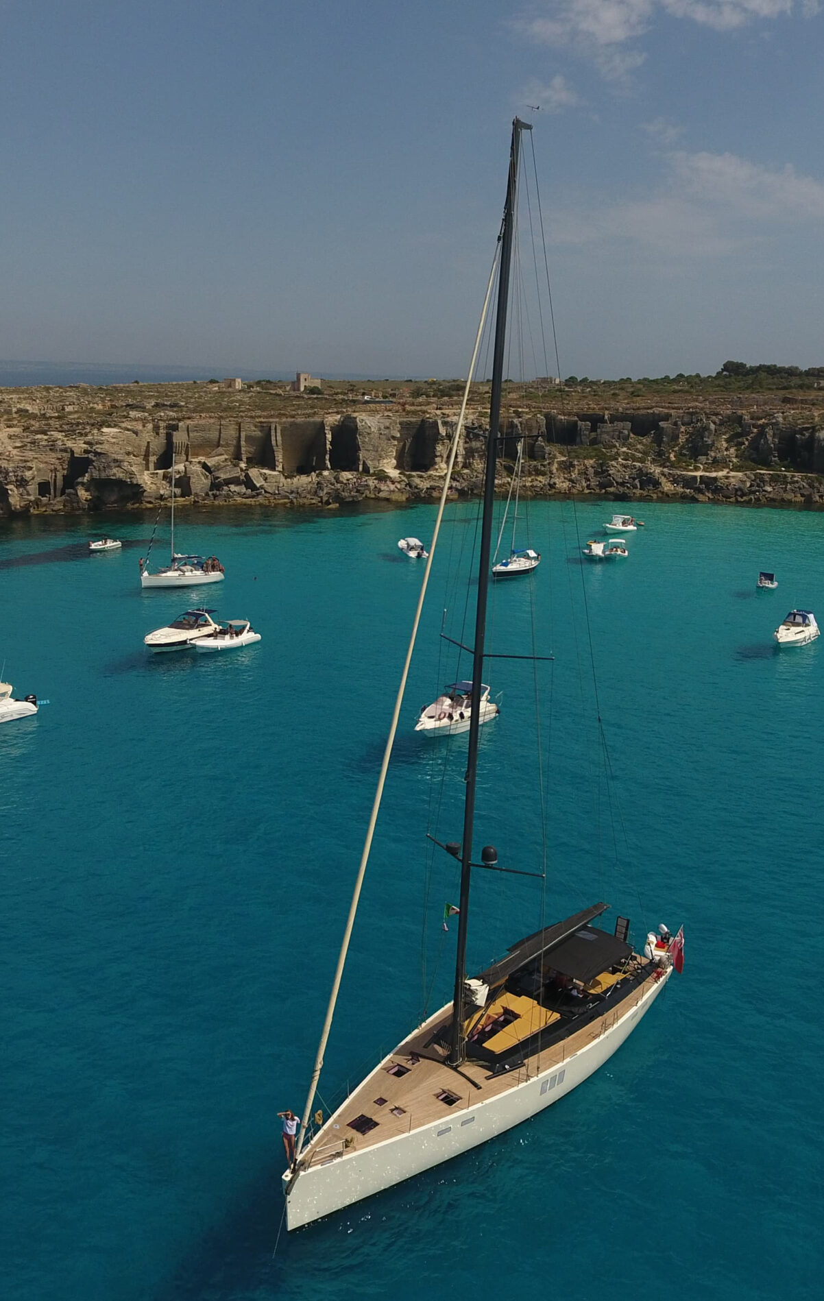 yacht per fare fotografie